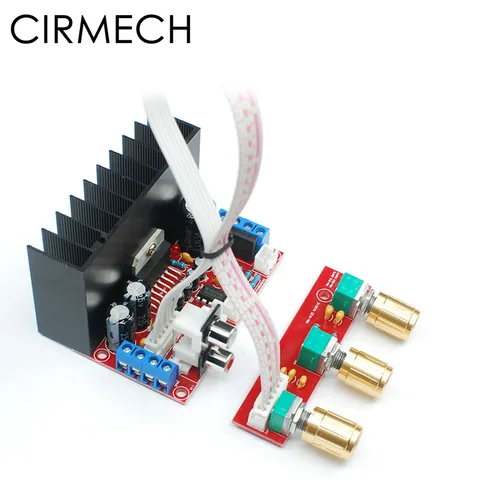 Усилитель CIRMECH TDA7377 2.1ch, один мощный компьютер, super bass 2,1, Плата усилителя, 3 канала, усилитель звука, сделай сам