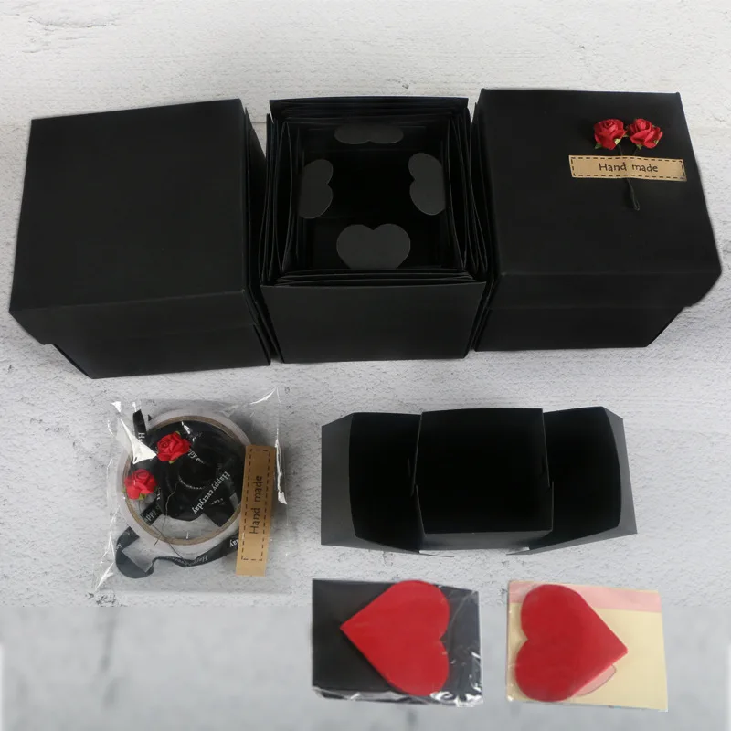 OHEART DIY Explosion Box подарок на день рождения сюрприз Любовь для свадьбы помолвки