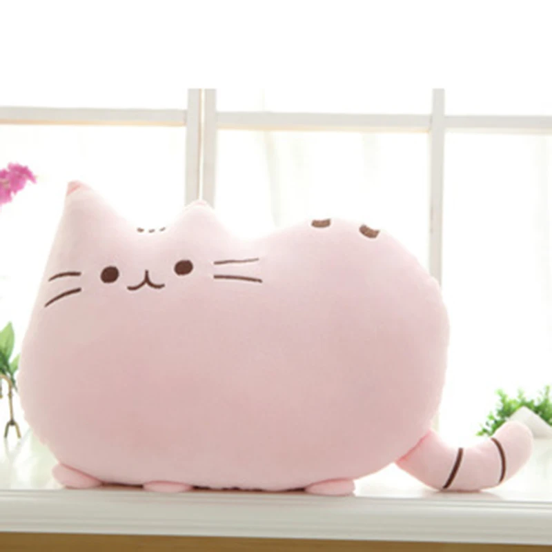 Новый прекрасный кот мультфильм Подушка плюшевая подушка игрушка кукла дом
