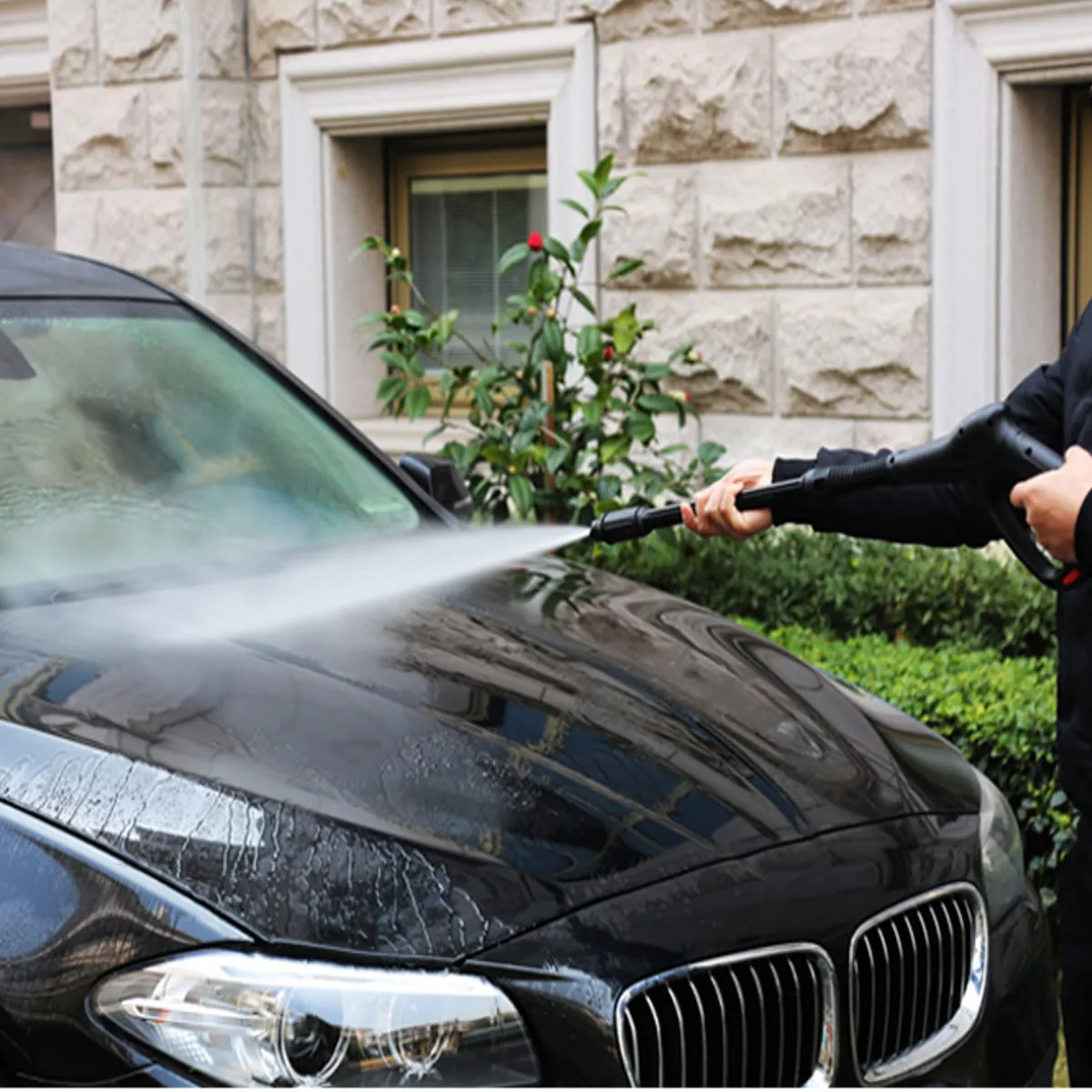 

4000psi M22 High Pressure Spray Guns Spraying Washer Extension Wand Nozzles Tips Cleaning Tool for Car Home Floors Walls + 5xTip