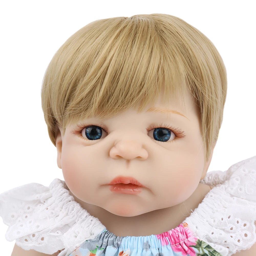 Кукла новорожденная принцесса NPKDOLL милый младенец полное тело силиконовая