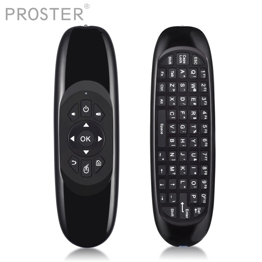 PROZOR 2 4G USB Беспроводная клавиатура Air Fly Mouse RC8 3 в 1 Мини тачпад дистанционная Мышь