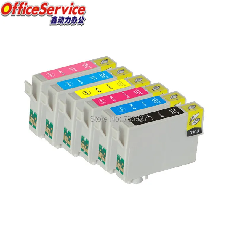 Совместимый чернильный картридж T0791 к T0796 для Epson PX660 PX700W PX710W PX720WD PX730WD PX800FW PX810FW PX820FWD