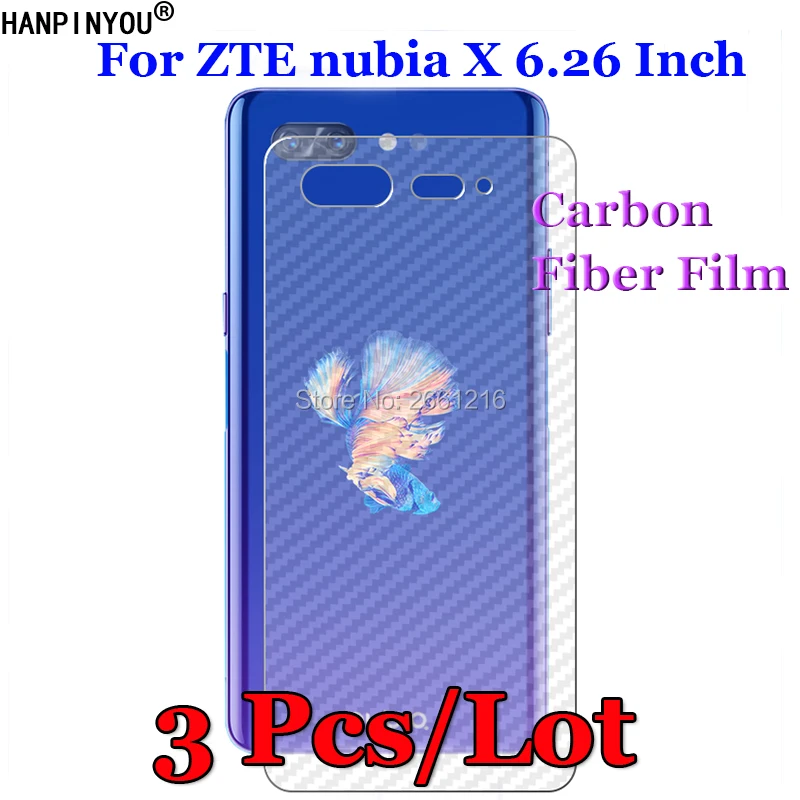 3 шт./лот для ZTE nubia X 6 26 &quot3D Нескользящая прозрачная защитная пленка из