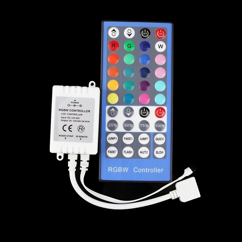RGBW Led контроллер Диммер ИК пульт дистанционного управления набор DC12-24 V 40Key для 5050