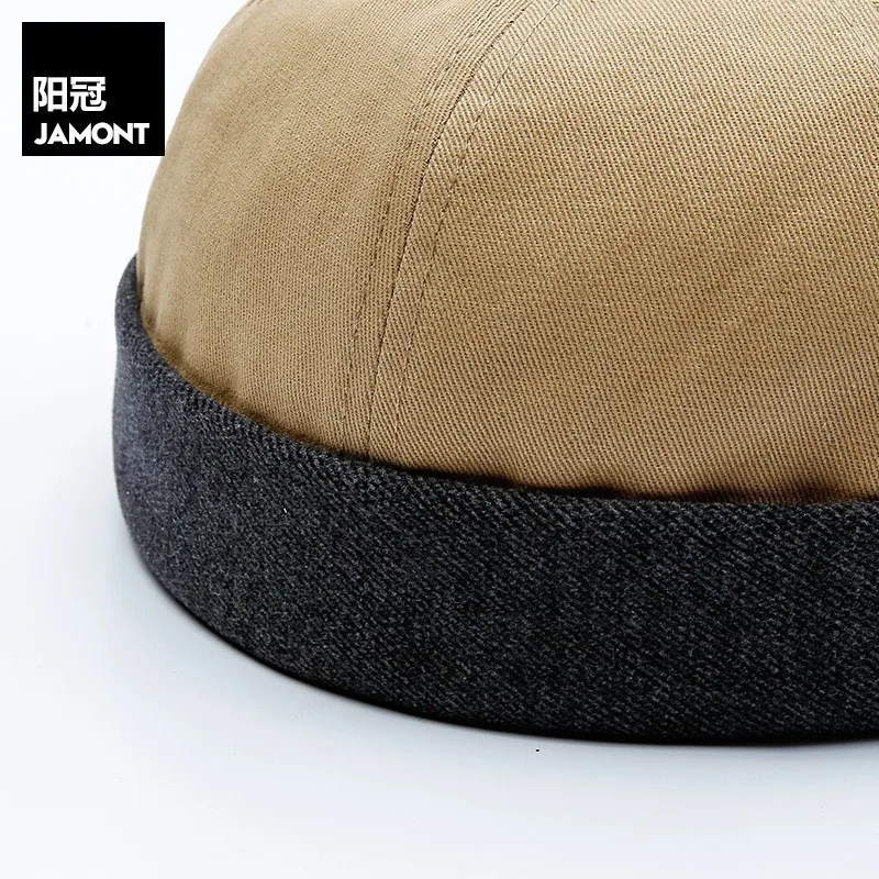 Новинка Круглая Шапка в китайском стиле унисекс Snapback парные шапки с отворотами