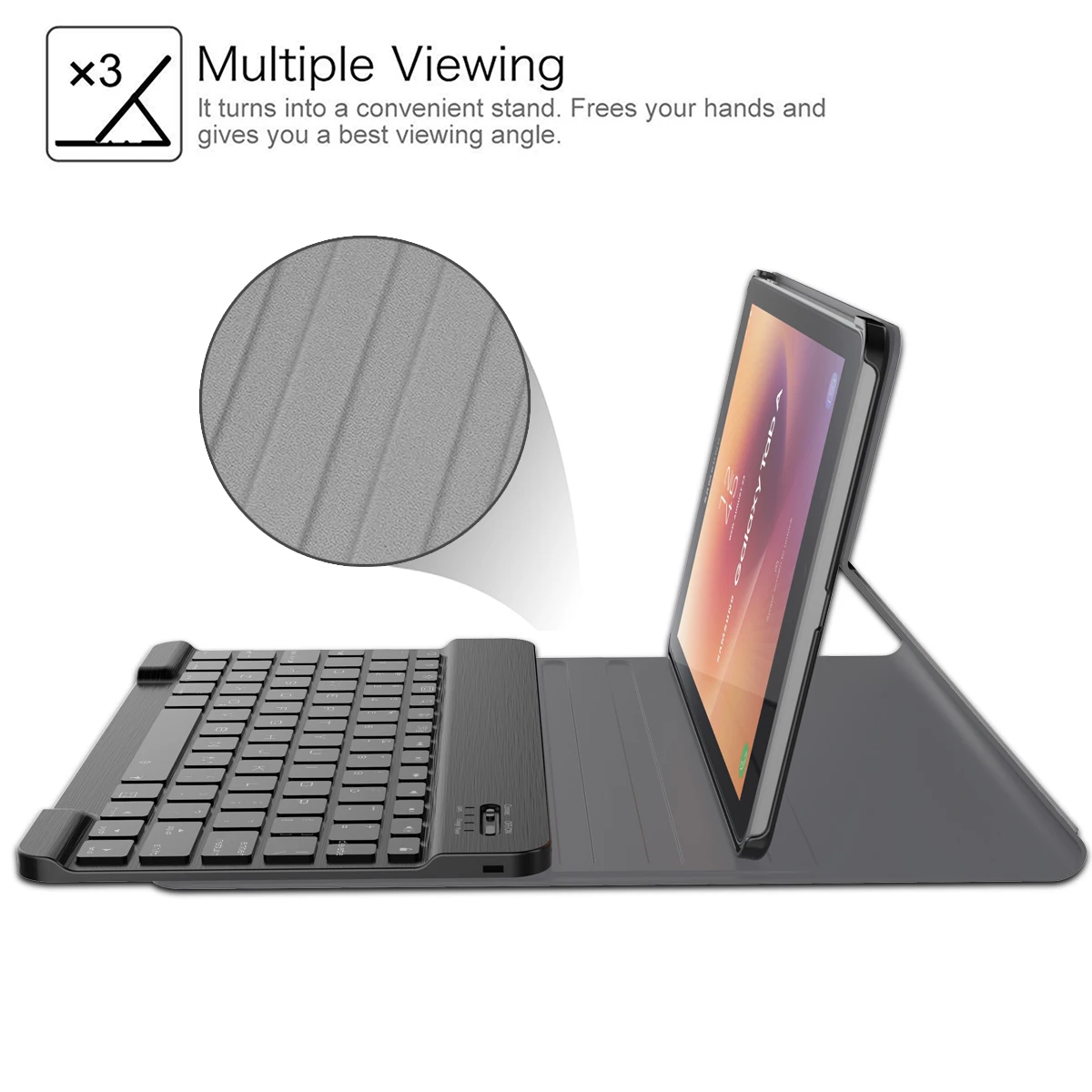 Для Samsung Galaxy Tab A 10 5 T595 T590 чехол с французской Подсветкой Bluetooth клавиатура