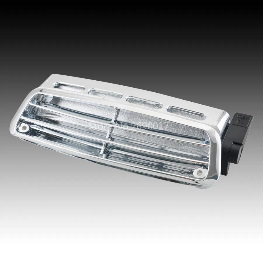 Новый хромированный мотоцикл ветровое стекло поток вентиляционное отверстие