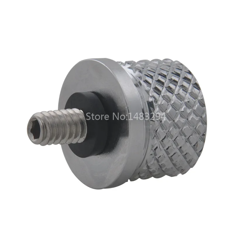 Chrome Skull Middle Finger Spurn Billet Aluminum Hard Anodized Seat Bolt Screw Fit For Harley Universal Mounting Durable|Накладки и