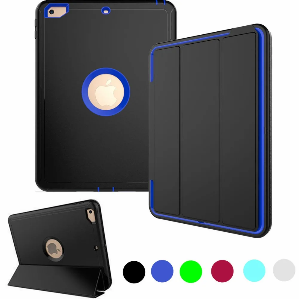 Shockproof Stand Cover For iPad Pro 9.7 Case TPU Silicon Protective Shell Tablet Fundas Heavy Duty Flip Apple | Компьютеры и офис