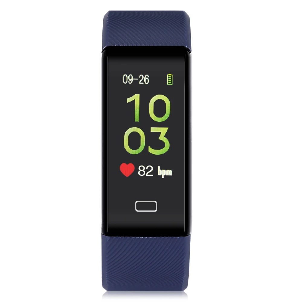 Alfawise B7 Pro Смарт часы Bluetooth 0 96 дюймов браслет сердечного ритма трекер сна шаг