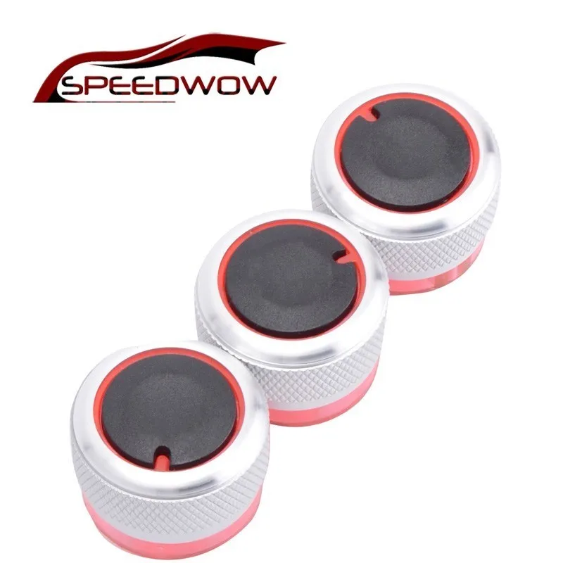 SPEEDWOW 3 шт./компл. ручка переменного тока из алюминиевого сплава автомобильный