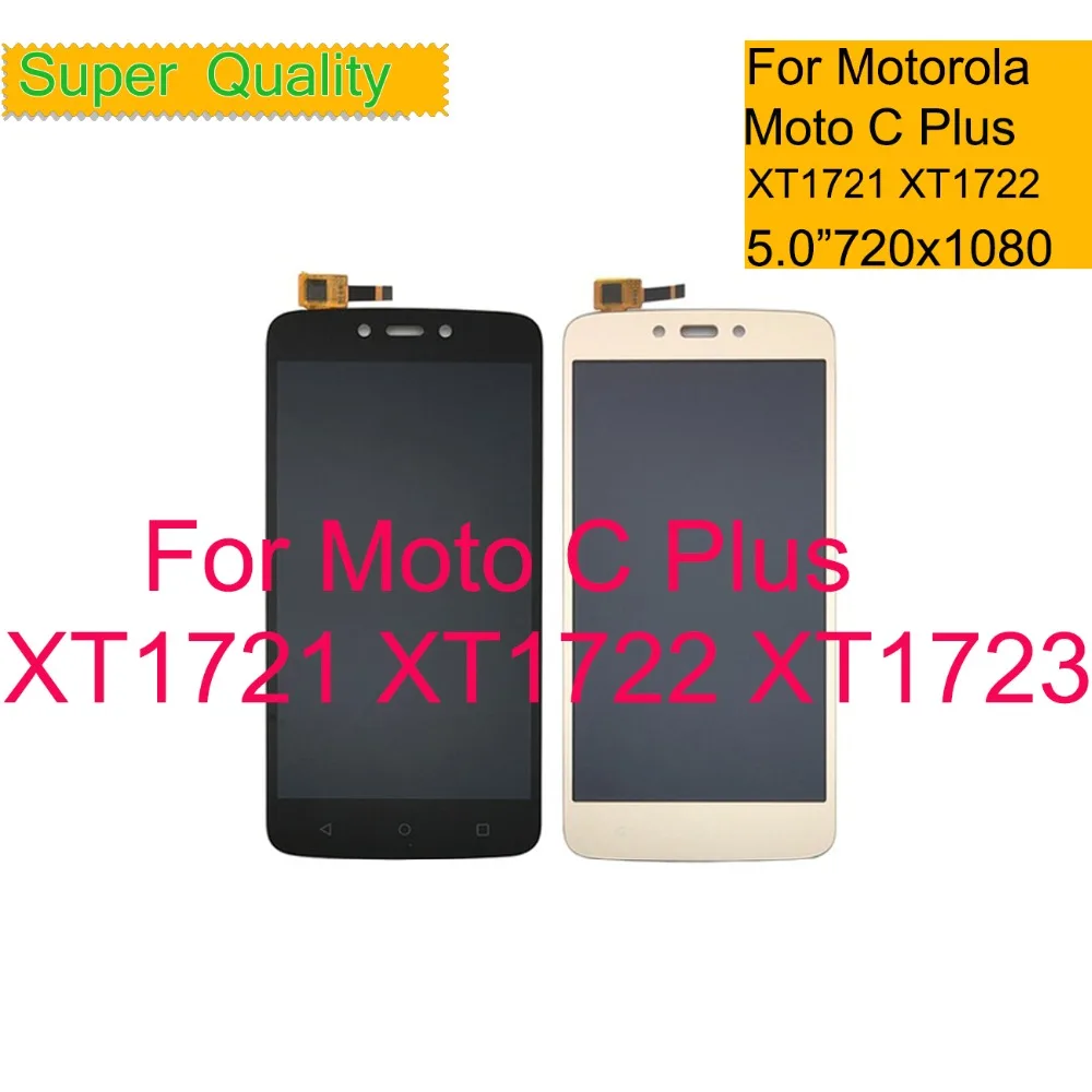 10 шт./лот 5 0 &quotдля Motorola Moto C Plus CPlus XT1721 XT1722 ЖК дисплей сенсорный экран дигитайзер