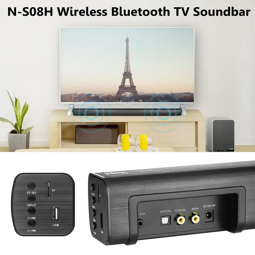 Zeepin Shunpad N S08H беспроводной Bluetooth Саундбар динамик телевизор Сабвуфер