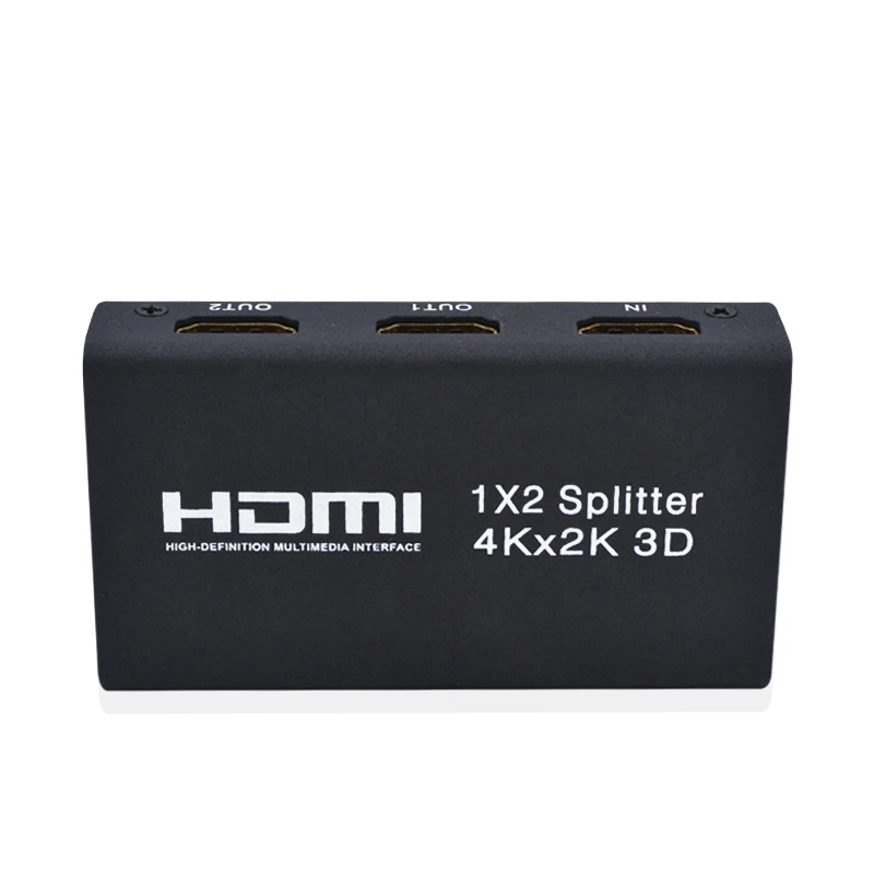 Новый HDMI 1x2 сплиттер поддержка 4K x 2 K 3D один в и два выход США штекер|Кабели HDMI| |