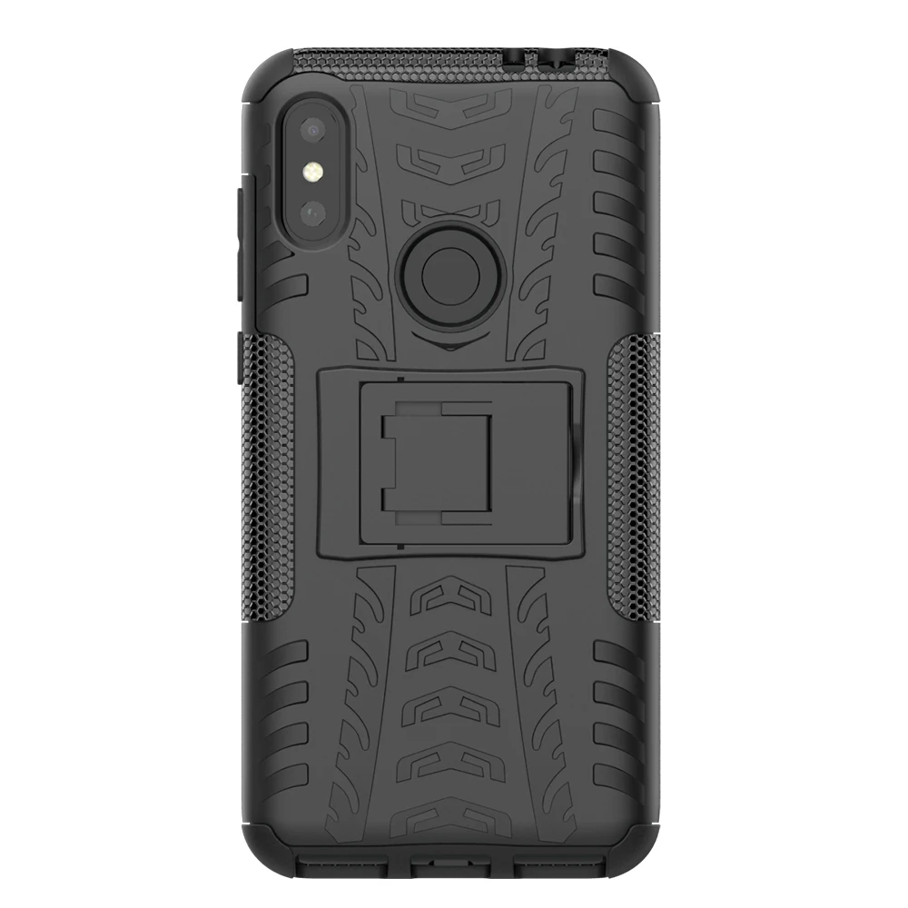 Для Motorola One Power чехол из ТПУ + ПК сверхпрочный противоударный жесткий силиконовый