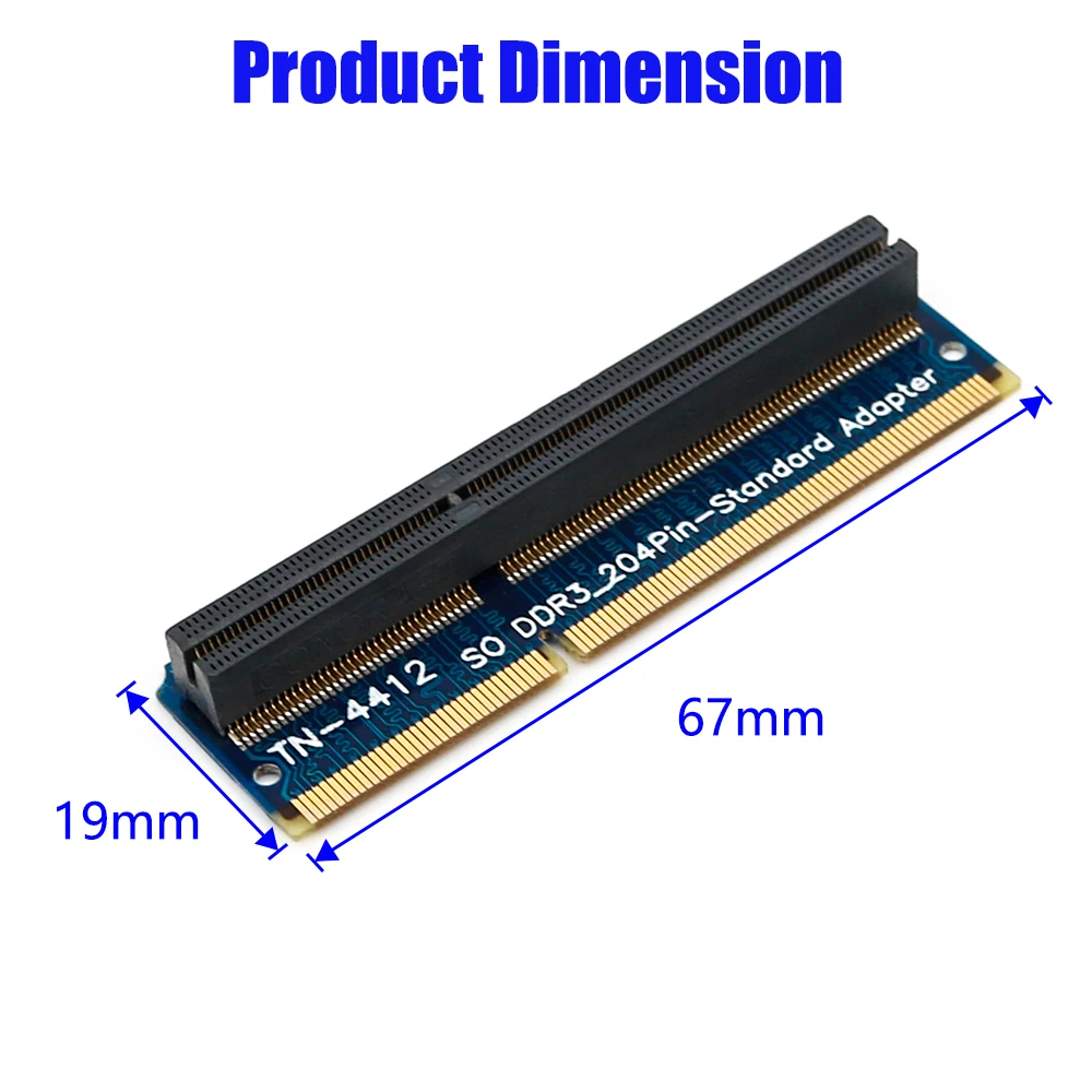 Адаптер для тестирования памяти флуоресцентной версии DDR3 204PIN TN4413/TN4412 RVS STD 204Pin