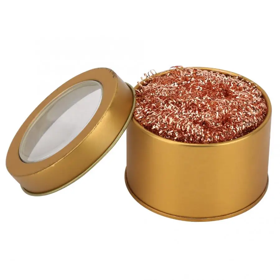 Очиститель жала паяльника из нержавеющей стали шарик для очистки проволоки