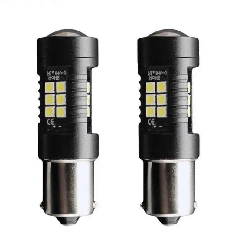 1 шт. 1200LM 1156 BAU15S светодиодный лампы Противотуманные фары Дневные Фары Светильник