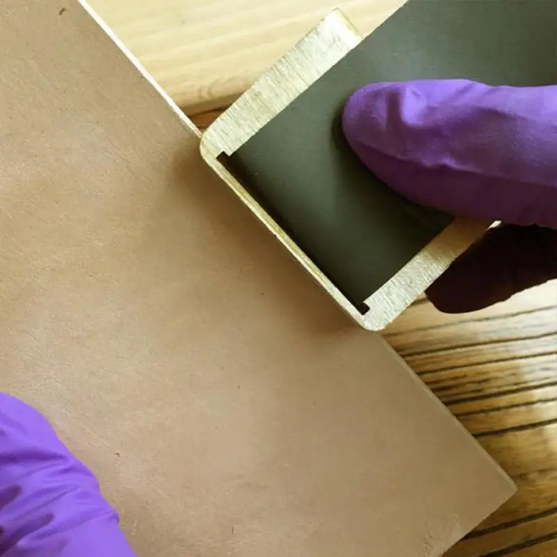 1 шт. медный толстый кожаный ремешок седло кромка шлифовальный Полировочный