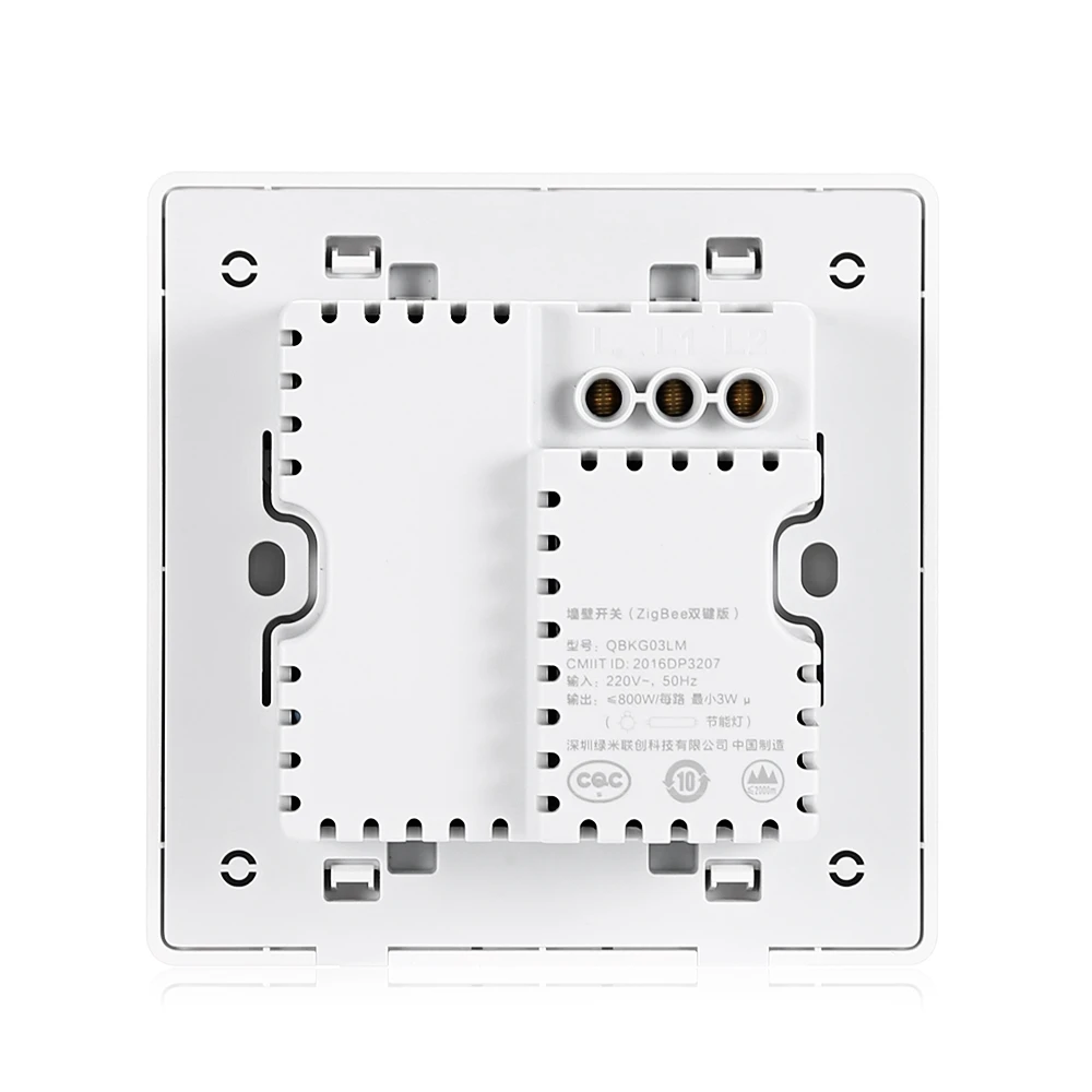 Xiaomi QBKG04LM Aqara настенный выключатель Smart Light управление ZigBee версия|Смарт-гаджеты| |
