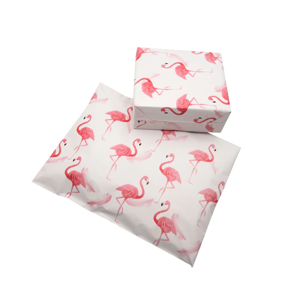 Speedy Mailers 100 шт 25 5*33 см 10*13 дюймов модные розовые Фламинго шаблон поли само-печать