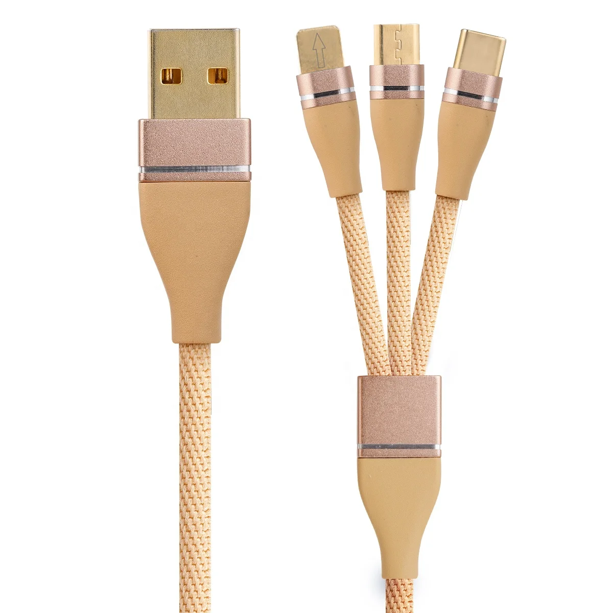 Длинный двухсторонний Удлинительный кабель mini micro usb 100 см со светильник