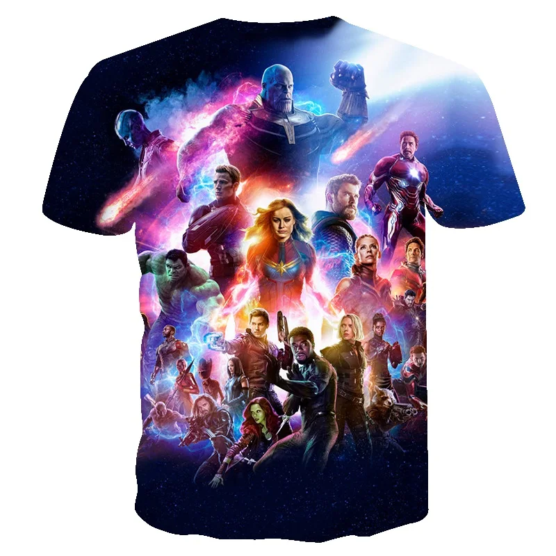 Новое поступление популярная футболка мстители из фильма 4 эндгама marvel модная с