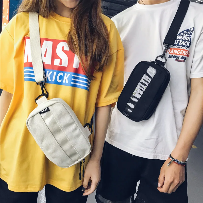 Waist Bag Trend Literary Retro Chest Personality Wild Shoulder Messenger Bags Women Man Harajuku Fanny Pack | Багаж и сумки