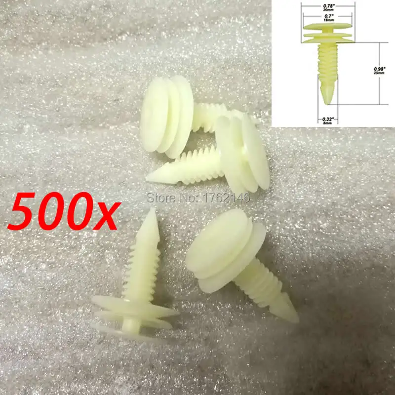 500X дверная отделка панель Фиксатор Крепеж заклепки зажим для Cadillac SRX Chevrolet Express 1500