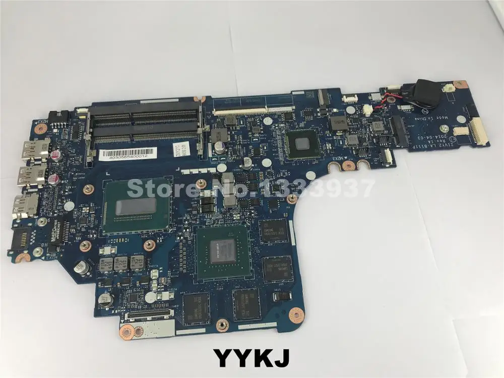 Для Lenovo Y50-70 материнская плата для ноутбука с i5 CPU GTX960M 2GB ZIVY2 LA-B111P 100%