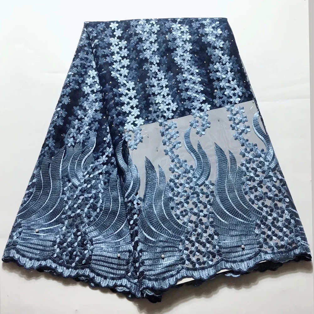 White fabrics for wedding high quality african tulle lace fabric nigerian light blue peach rose red faabric | Дом и сад