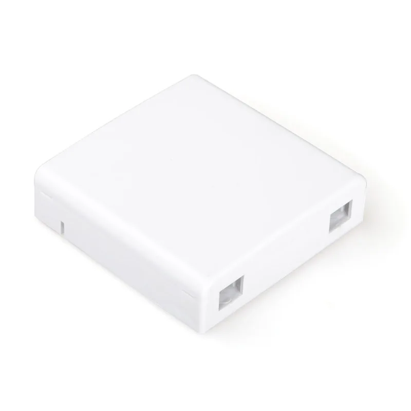 

30pcs Fiber Optic Information box Optic Termintion Box FTTH fiber home box panel 86 * 86 ABS plastic faceplate