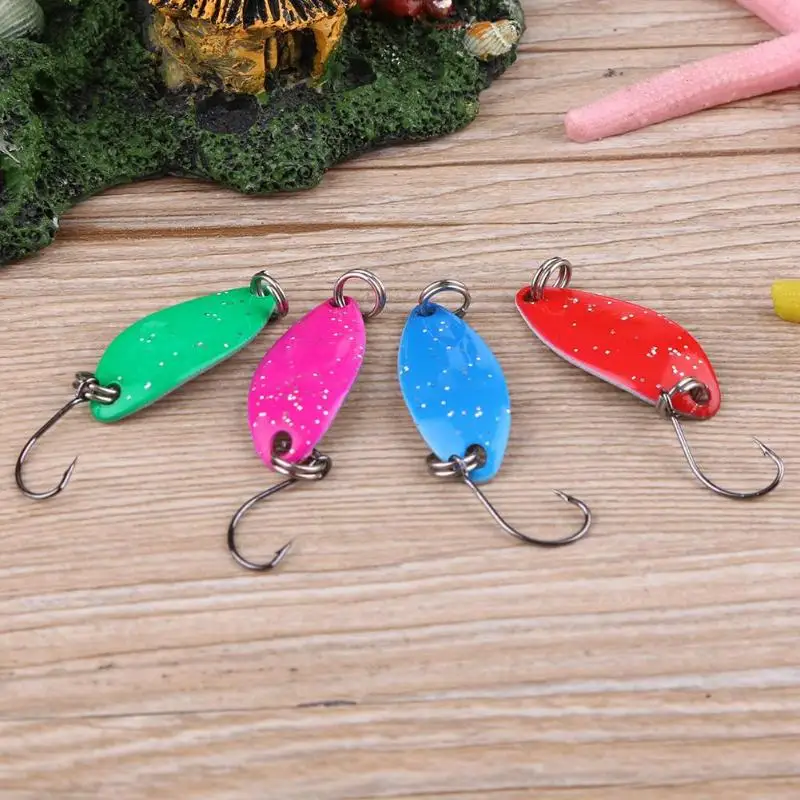 10 шт. металлическая блесна ложка рыболовная приманка Walk Fish 2 8 г 5 см жесткие