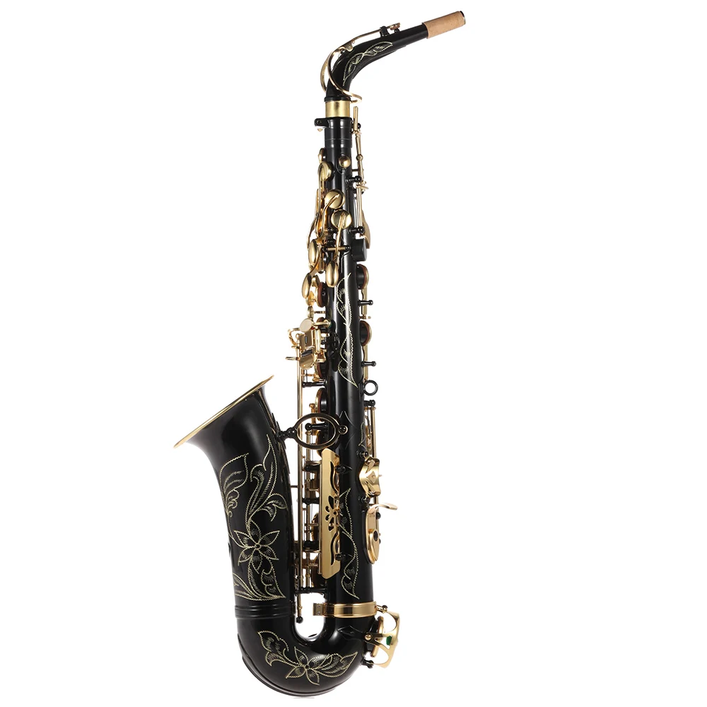 Альт-саксофон ammoon Eb латунный лакированный золотой E плоский Sax 82Z тип клавиши с