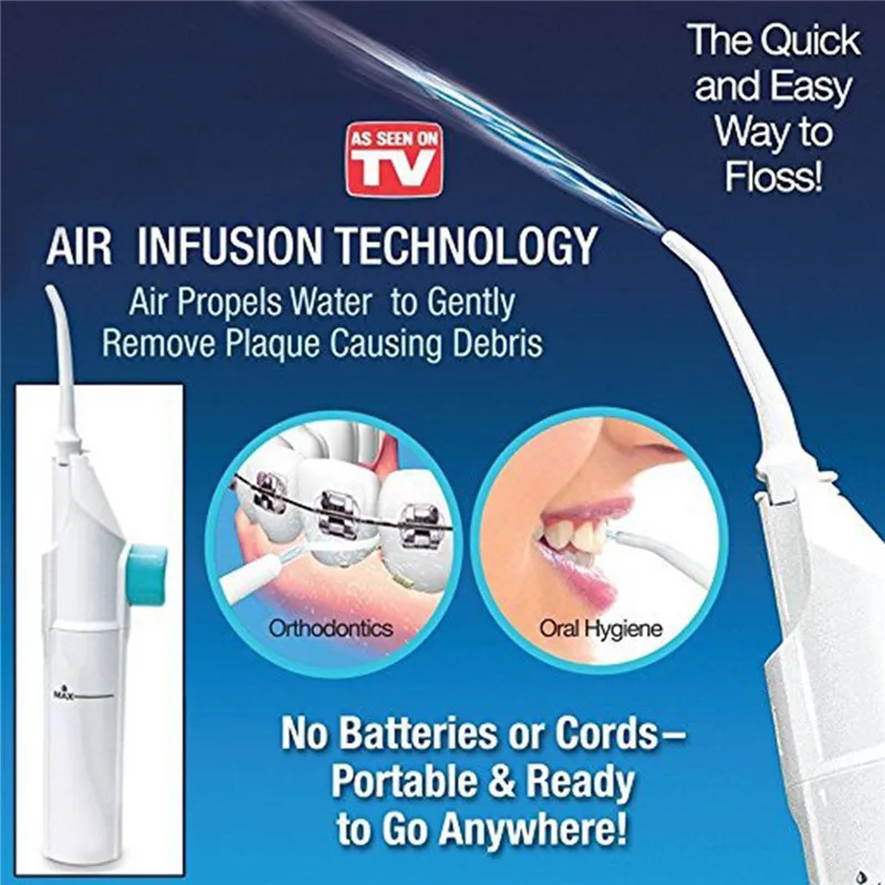Rakado Portable Dental Floss Cordless Oral Irrigator Water Flosser Power Jet Teeth Cleaning Mouth Denture Clean Tooth Tools | Красота и