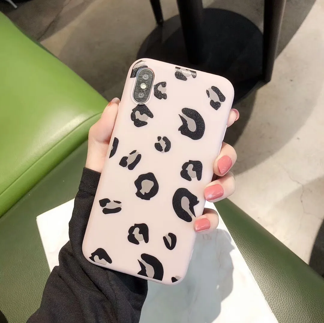 Чехол для телефона с леопардовым принтом Iphone XS Max XR X 8 7 6 6S Plus роскошные мягкие