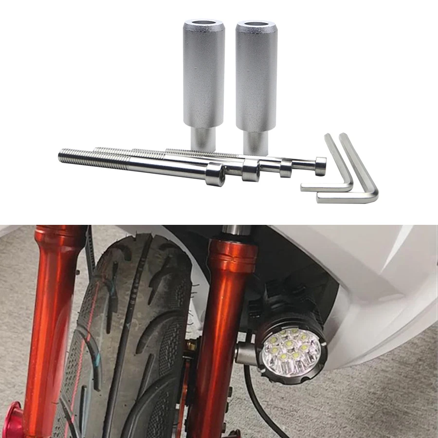 

2x Motorcycle Accessories Fixed Bracket Fog light Bracket Expansion Lever Creative Lower Fork Mount Spotlight Holder