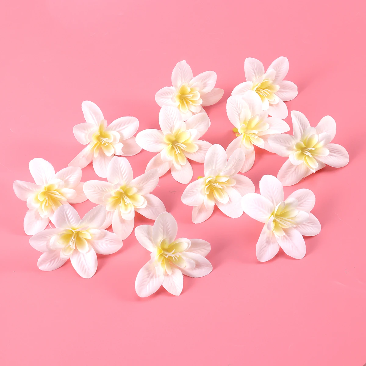 12 шт. DIY Орхидея из искусственного шелка Цветок головы для шляпы одежда альбом
