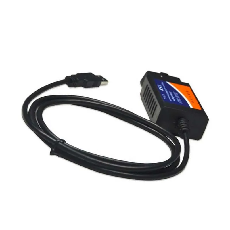 Новинка 2020 диагностический сканер Elm327 USB Obd2 Elm 327 в 1 5 с кабелями поддержка всех