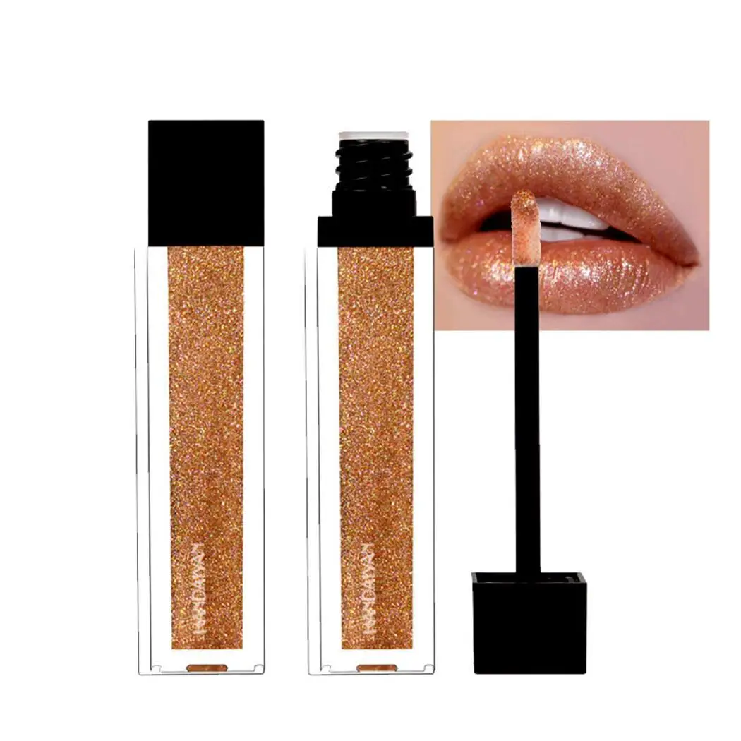 Gloss use Matte Lip Professional Cosmetic Shimmer home Long-lasting Makeup Liquid 12 Colors Lipstick | Красота и здоровье