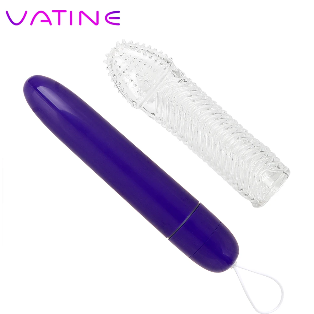 Карманный силиконовый вибратор VATINE дилдо интимные игрушки для женщин G spot с