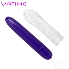 Карманный силиконовый вибратор VATINE дилдо интимные игрушки для
