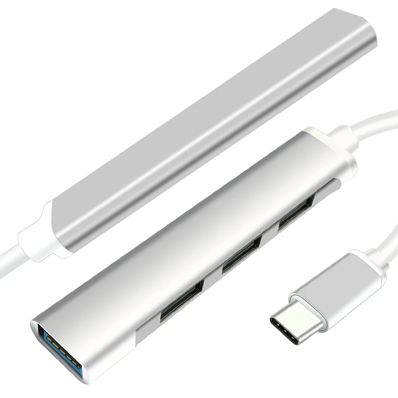 AAAJ Type C до 4 Usb концентратор экспандер ультра тонкий Мини Портативный портовый 3 0