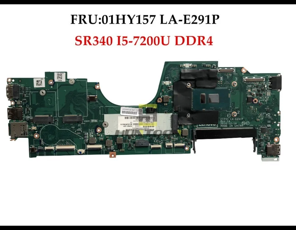 Оптовая торговля: 01HY157 для Lenovo YOGA 370 материнская плата ноутбука CIZS1 LA E291P SR340 I5 7300U DDR4