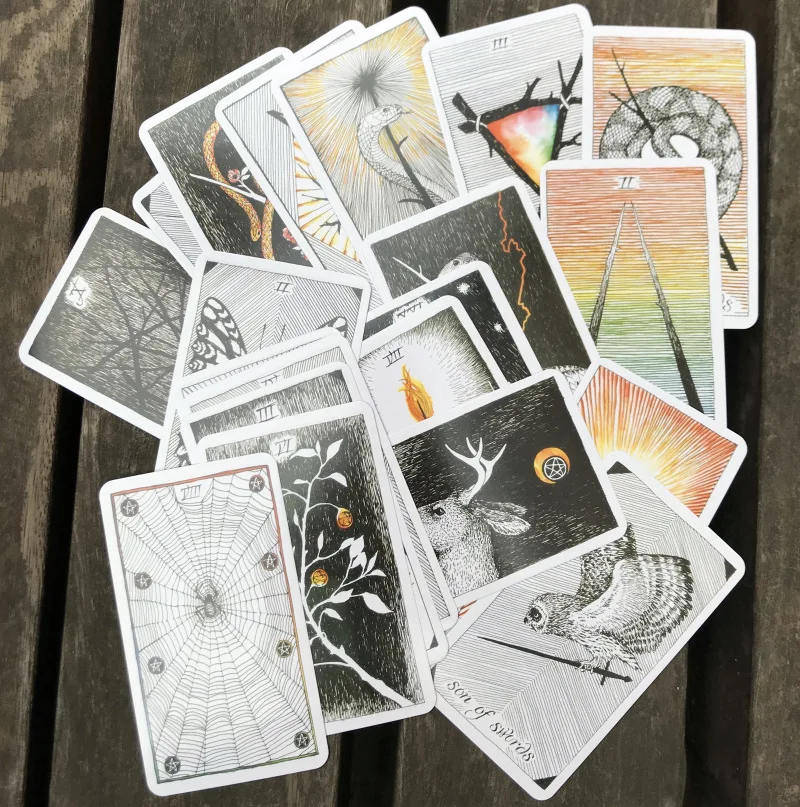 Привлекательные карты дикого Таро divination колода карт настольная игра 78 шт./компл.
