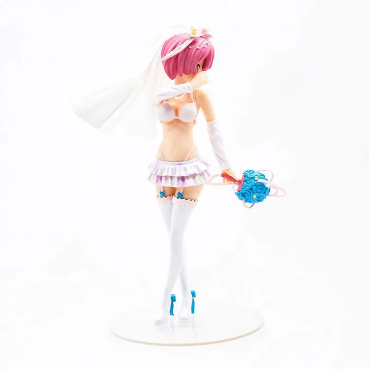 Экшн фигурки из аниме Re:life In A Different World From Zero Ram свадебное платье Re Rem сексуальные