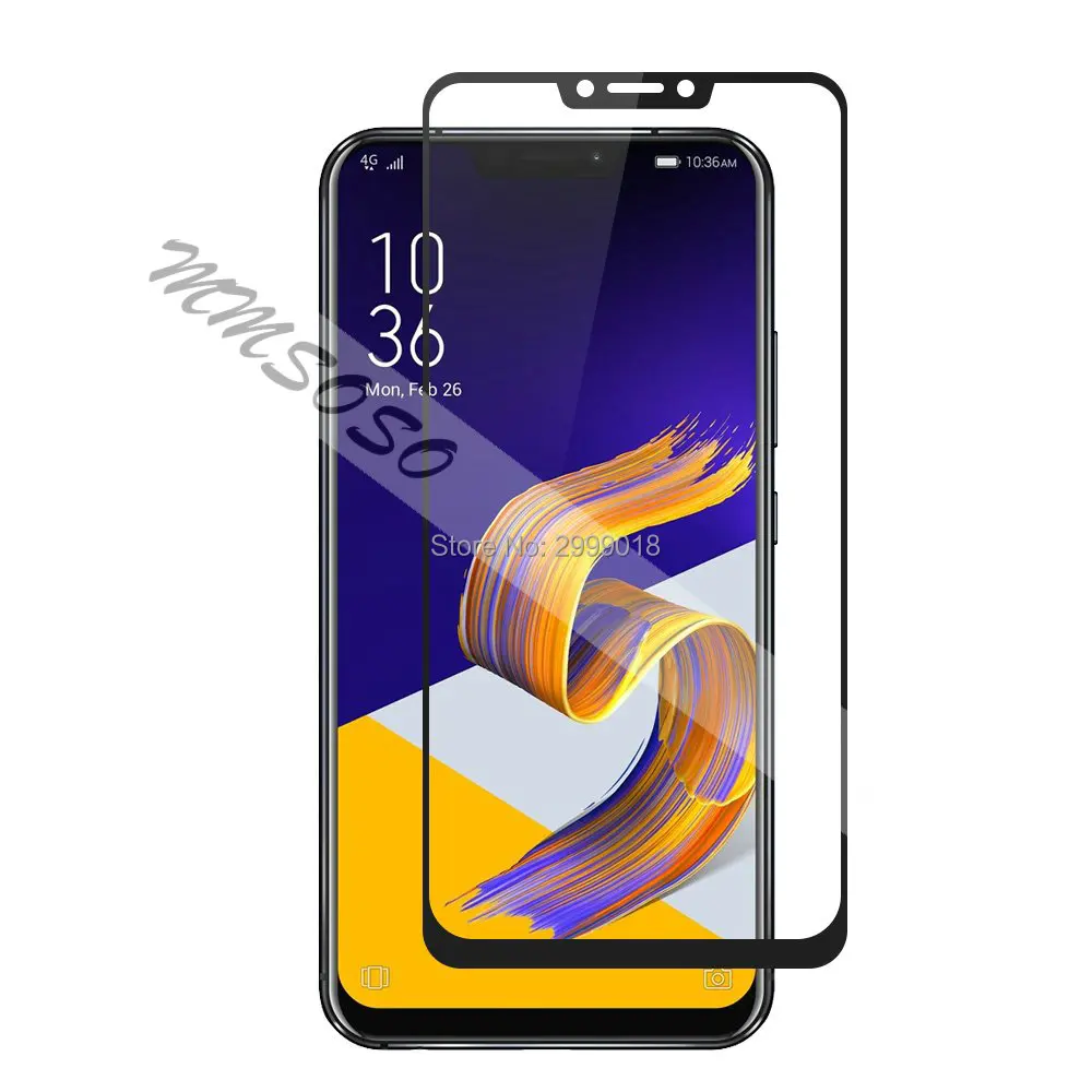 Защитное стекло 3D для Asus ZenFone 5 ZE620KL закаленное 2018 ZE620 KL X00QD|Защитные стёкла и плёнки