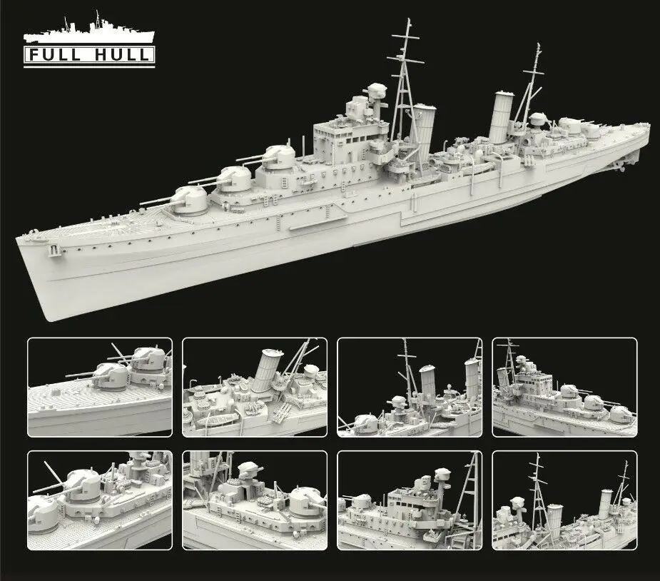 Flyhawk 1112 1/700 HMS Cruiser Naiad высокое качество | Игрушки и хобби