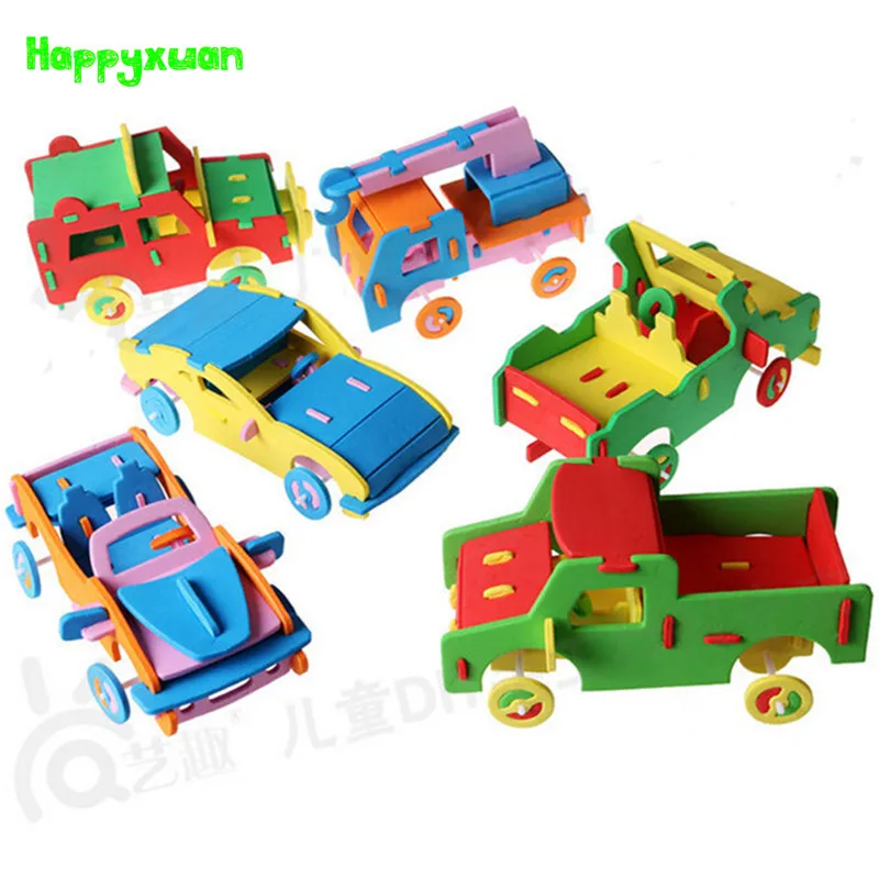 Happyxuan 6 шт./партия классная ручная 3D головоломка вспененный этилвинилацетат